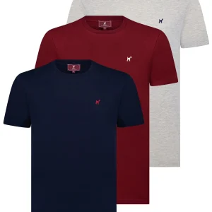 Pack 3 Camisetas Redondo