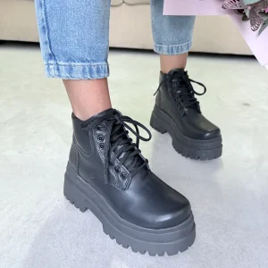 BORCEGO SIENA NEGRO con BASE ACORDONADO